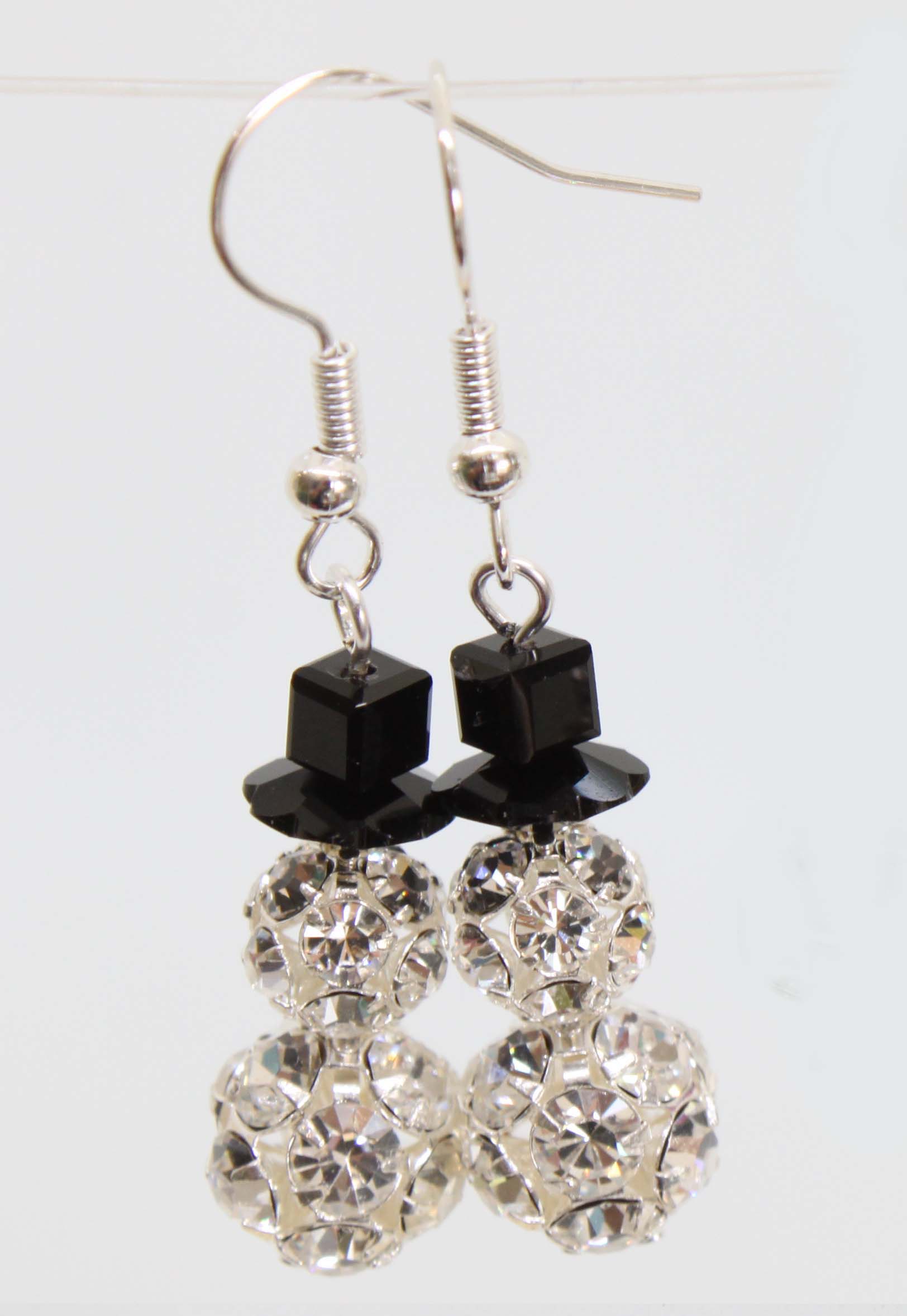 Xmas Earring Kit - Silver Shine Man  1 pair