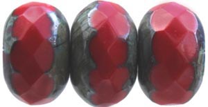 151 00046 93200/86800 Red Alabaster 11mm 15 pcs