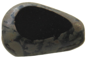 151 59004 23890 3 facets Jet Moss 12x8mm 10 pcs