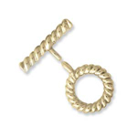 FN TG116  Toggle Claps Gold Pl. 11mm 2pcs