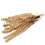 MCH Gold pl. Chain Tassel 44mm 1pcs