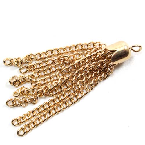 MCH Gold pl. Chain Tassel 44mm 1pcs