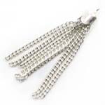 MCH Silver pl. Chain Tassel 44mm 1pcs