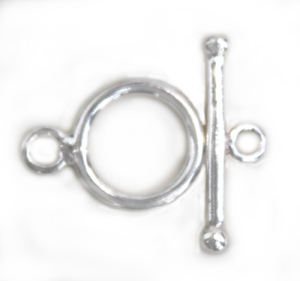 FN Toggle Clasp Sterilng Silver 12mm 1pcs