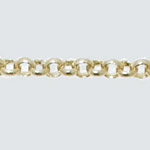 CH B/BEL Gold pl. Baby Belcher Chain 1m