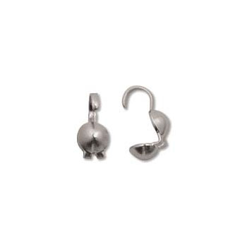 FN Calotte Sterilng Silver 3.5mm 6pcs