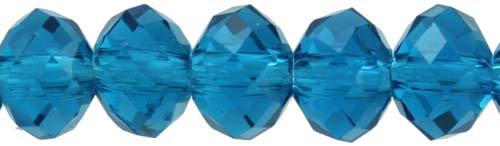ch doughnut 406 Dark Aqua 8x6mm 1string