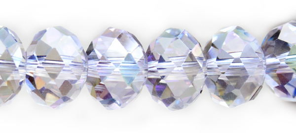ch doughnut449 Crystal AB 8x6mm 1string