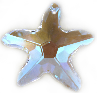 chp Starfish Crystal AB 40mm 1pcs