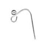 FN ER117 Shepherd Hook with Ball Silver 20 pcs FN ER117 Shepherd Hook with Ball Silver 20 pcs