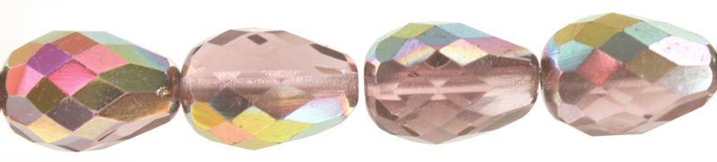 151 55000 70110/29500 Lt Rose 9x7mm 15 pcs