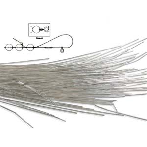 FN235 French Wire Silver 0.7mm 45cm