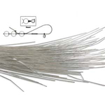 FN235 French Wire Silver 0.7mm 45cm FN235 French Wire Silver 0.7mm 45cm