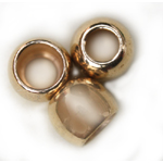 MB159 Gold pl. Round 12x10mm 4pcs