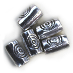 MB235 Ant. Silver tube 5x3mm 20pcs