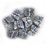 MB240 Ant. Silver Butterfly 4.5x4mm 20pcs