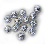MB241 Silver pl. Round Filigree 4mm 20pcs