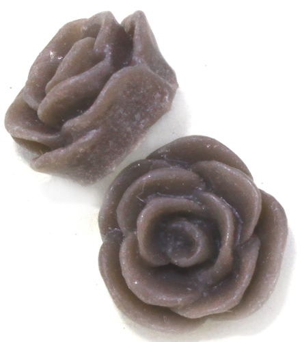OB011 Brown Rose 13mm 5pcs