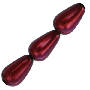 132 59205 70498 Red 9x6mm 1 String 50pcs