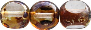 151 19501 00010/86800 Crystal Brown Flare 8mm 20 pcs