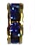 Rondelle 7112 9100 6mm Sapphire/Gold 1pcs Rondelle 7112 9100 6mm Sapphire/Gold 1pcs