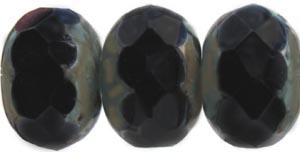 151 00046 23980/86800 Black Bevelled 9mm 25 pcs